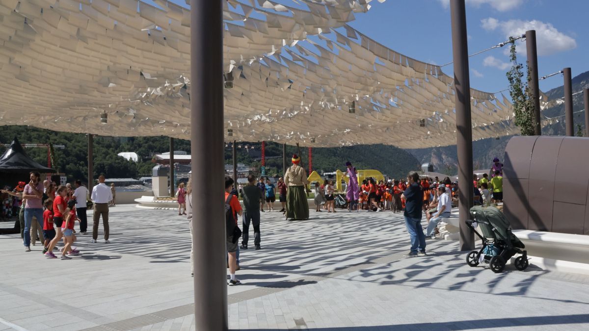 La nueva plaza del Poble de Andorra la Vella La nueva plaza del Poble de Andorra la Vella