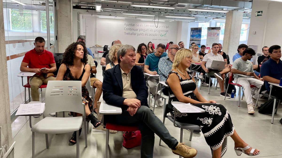 Montse Adan y Òscar Subirats en la segunda edición del TechTalent