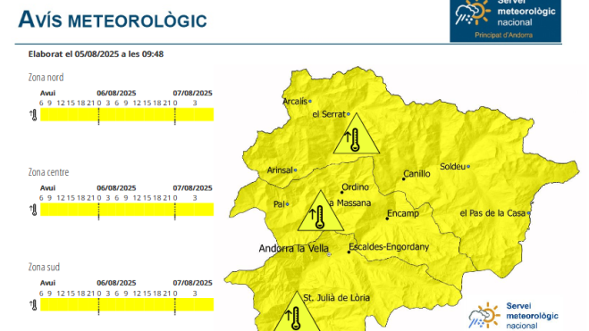 alerta groga andorra alerta groga andorra