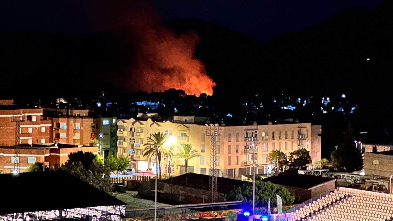 Incendi a Sant Feliu de Guixols | FOTO: @rogergrez