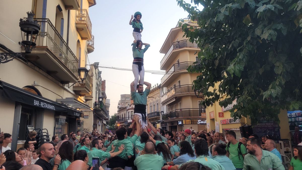 Castellers a la Festa Major de Mollet 2025