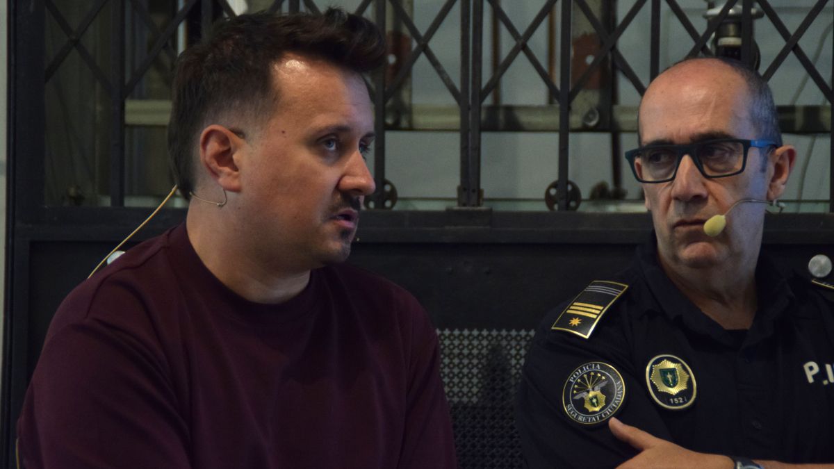 El cap d'àrea de Mobilitat, Dani Boneta, i el cap de la unitat de Seguretat Ciutadana de la policia, Ramon Torné El cap d'àrea de Mobilitat, Dani Boneta, i el cap de la unitat de Seguretat Ciutadana de la policia, Ramon Torné