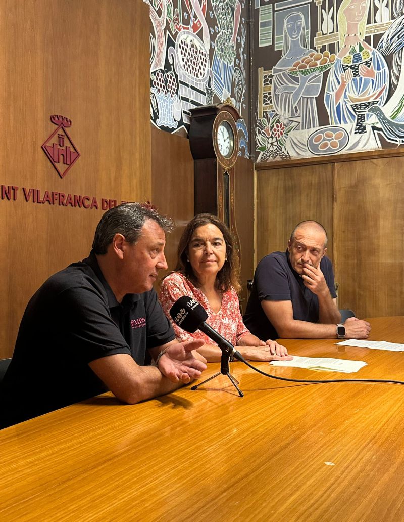 Presentació del dispositiu de seguretat per a l'Entrada de Sant Fèlix de la Festa Major de Vilafranca