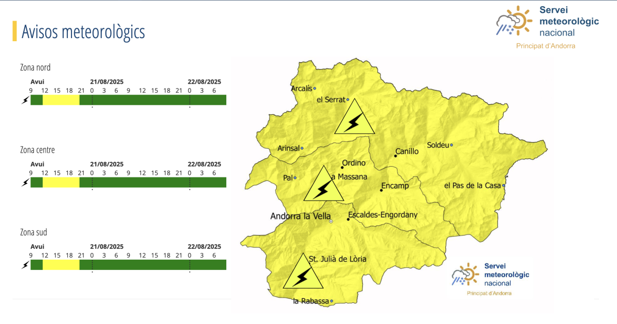avís groc andorra avís groc andorra