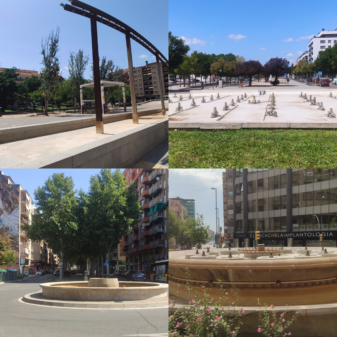 FOTO: LaCiutat / Algunes de les fonts ornamentals de Lleida que estan sense funcionar