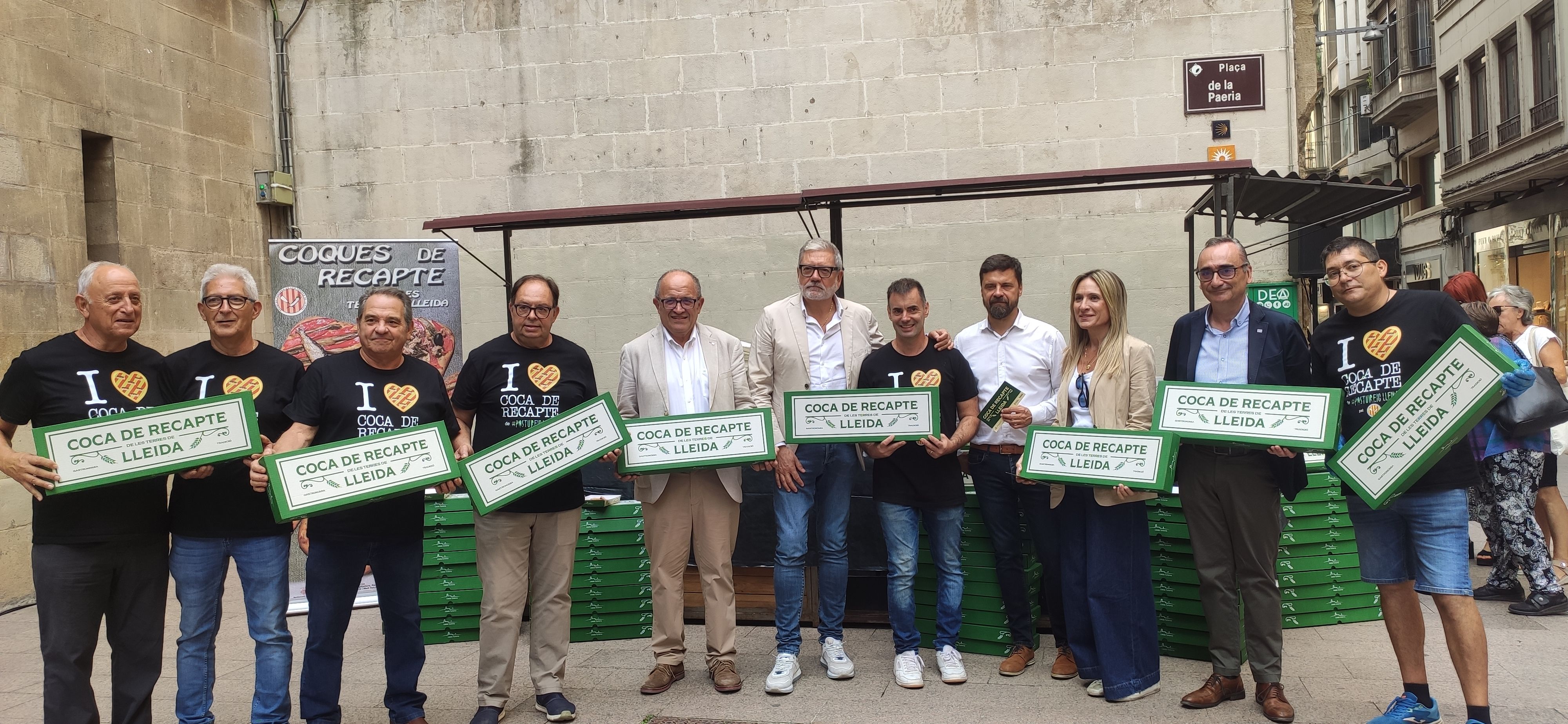 FOTO: D.H. / La presentació de la nova imatge s'ha fet a la Plaça de la Paeria
