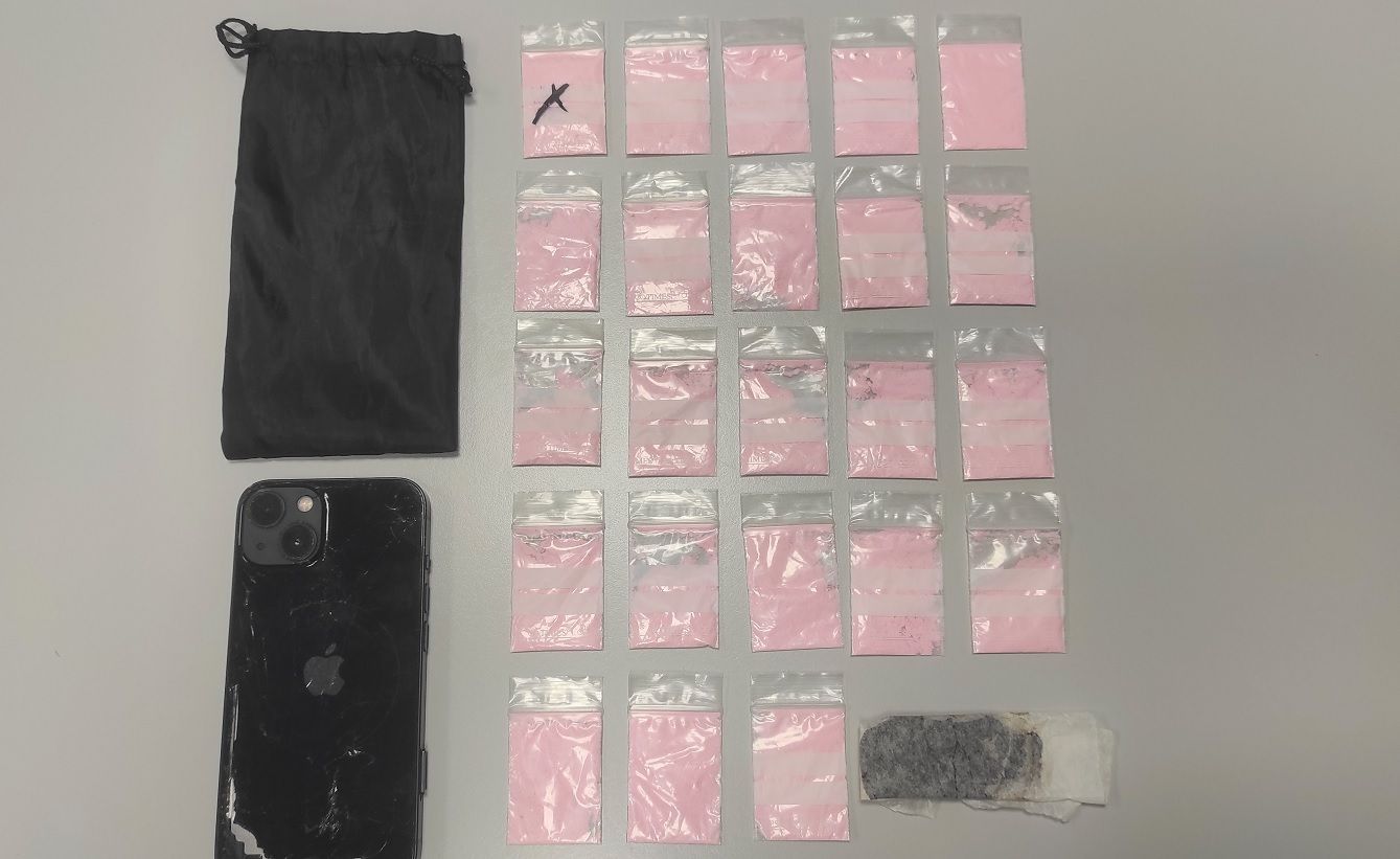 Partida de cocaína rosa localizada por los Mossos d'Esquadra en Mollerussa