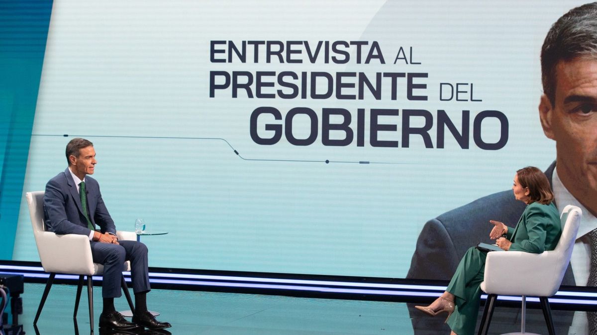El president del govern espanyol, Pedro Sánchez, entrevistat a TVE El president del govern espanyol, Pedro Sánchez, entrevistat a TVE