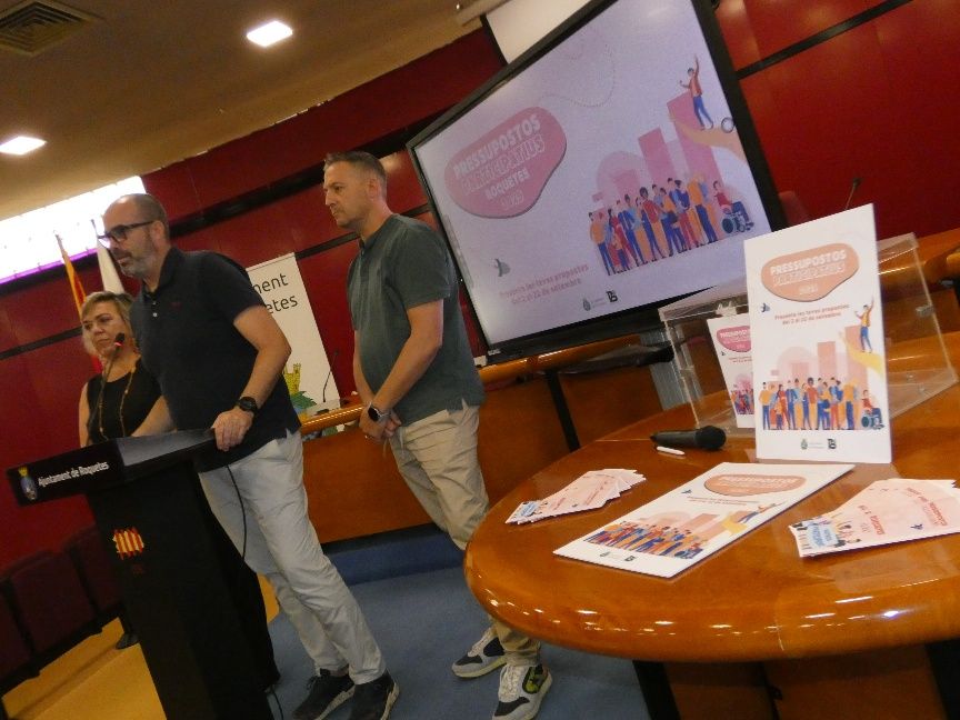 Roquetes presenta los cuartos presupuestos participativos Roquetes presenta los cuartos presupuestos participativos