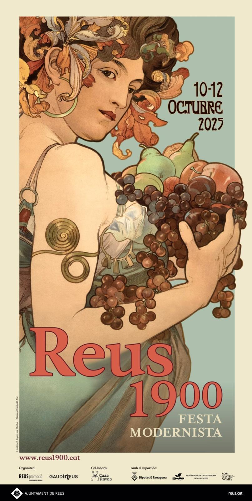 Cartell ‘Reus 1900. Festa modernista’ 2025 Cartell ‘Reus 1900. Festa modernista’ 2025