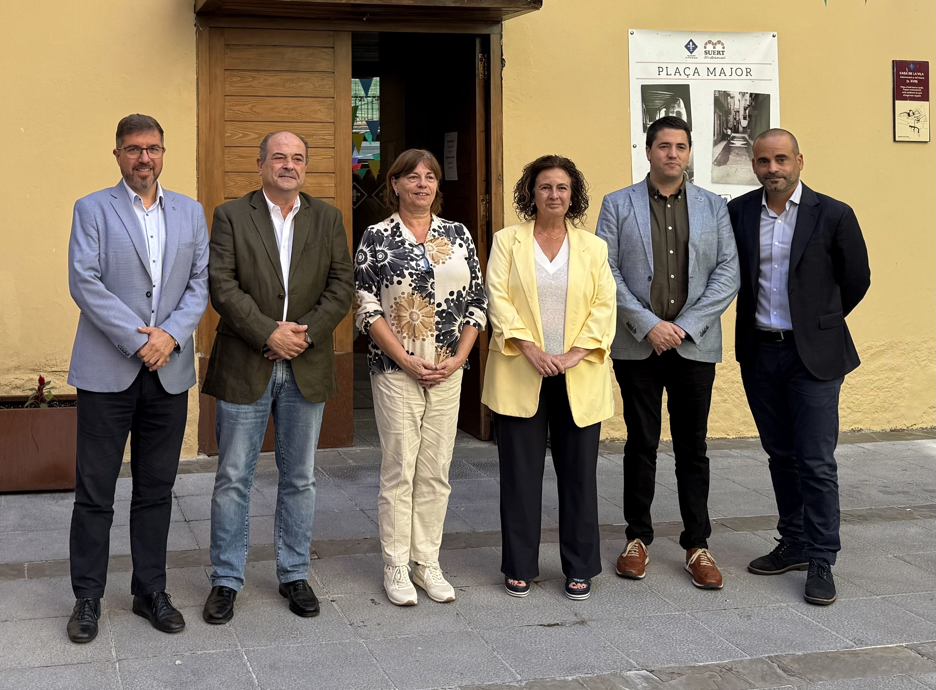Els alcaldes que han creat la noxa Xarxa de Capitals Comarcals de l'Alt Pirineu