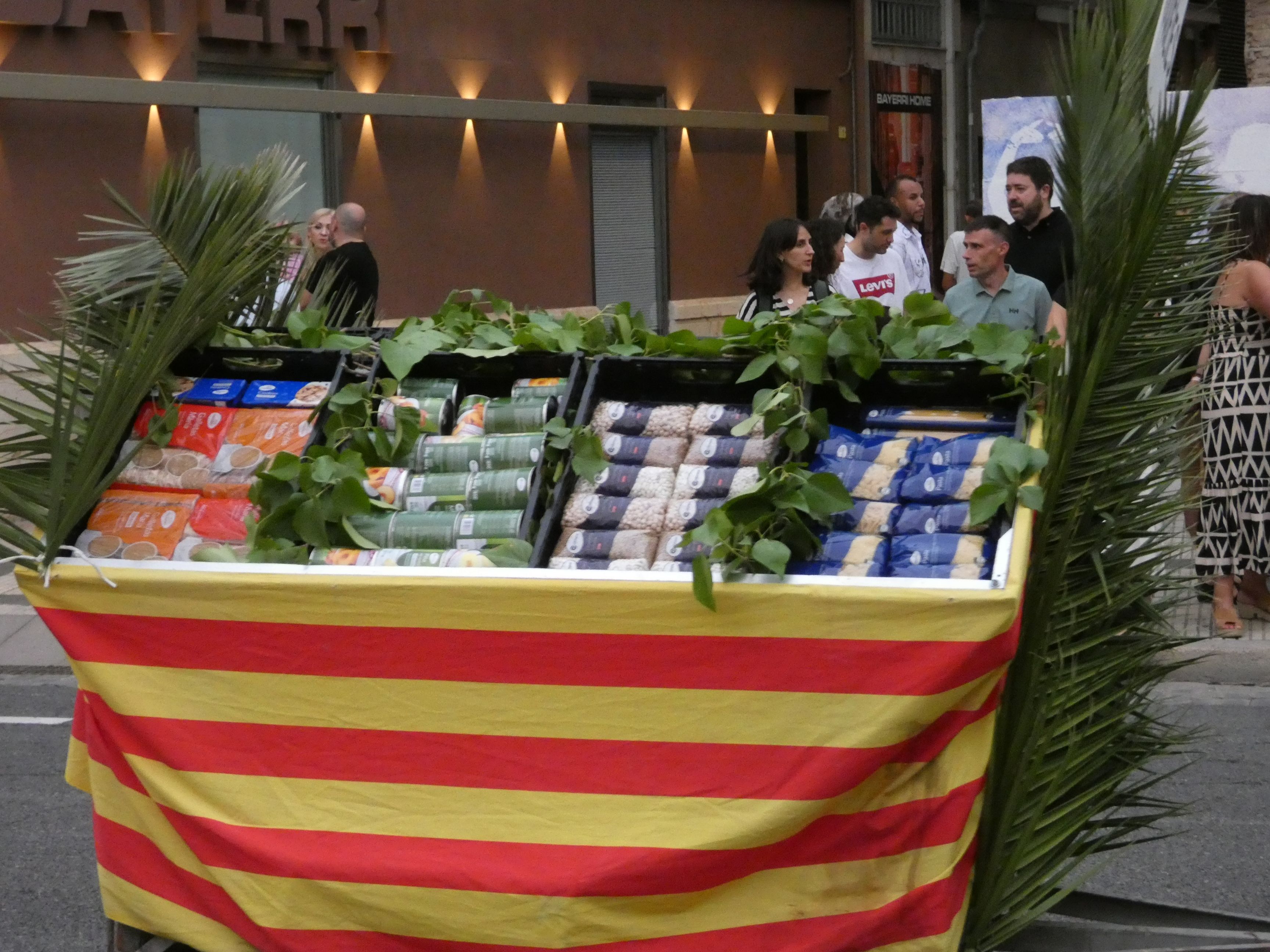 Carro d'aliments de l'Ofrena Carro d'aliments de l'Ofrena