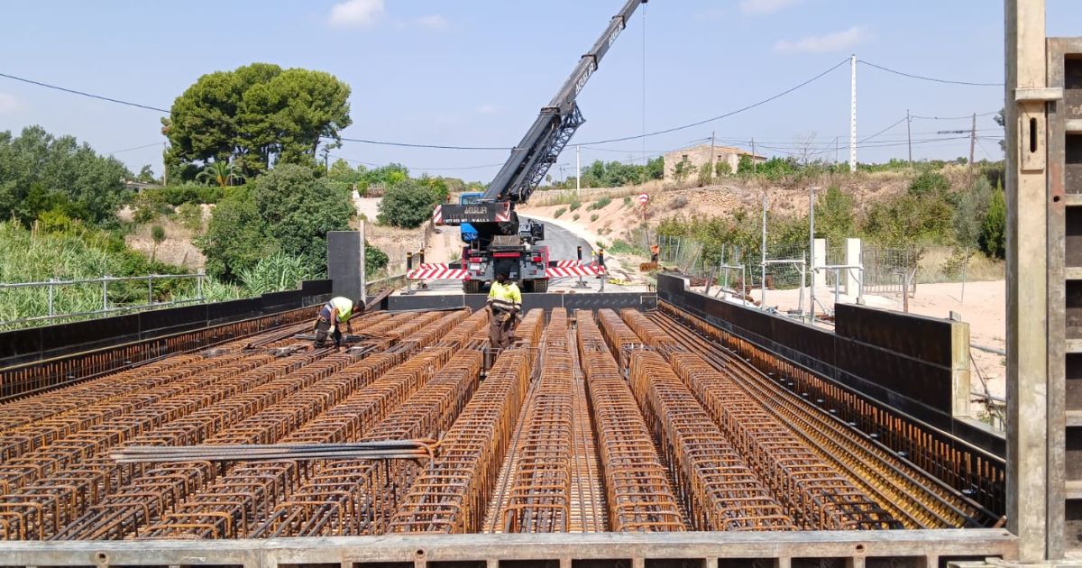 La Diputació de Tarragona avança en l'ampliació del pont sobre el Torrent del Caus 2