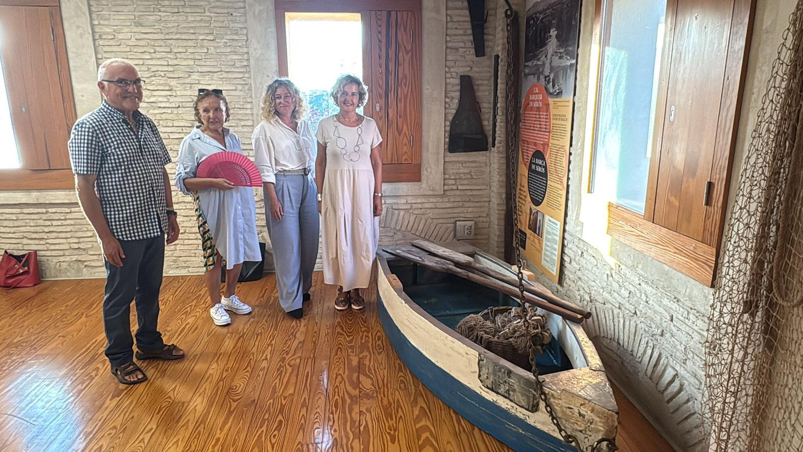 El Museu de l’Aigua rep en donació una barca de pesca i altres objectes relacionats amb l’aigua