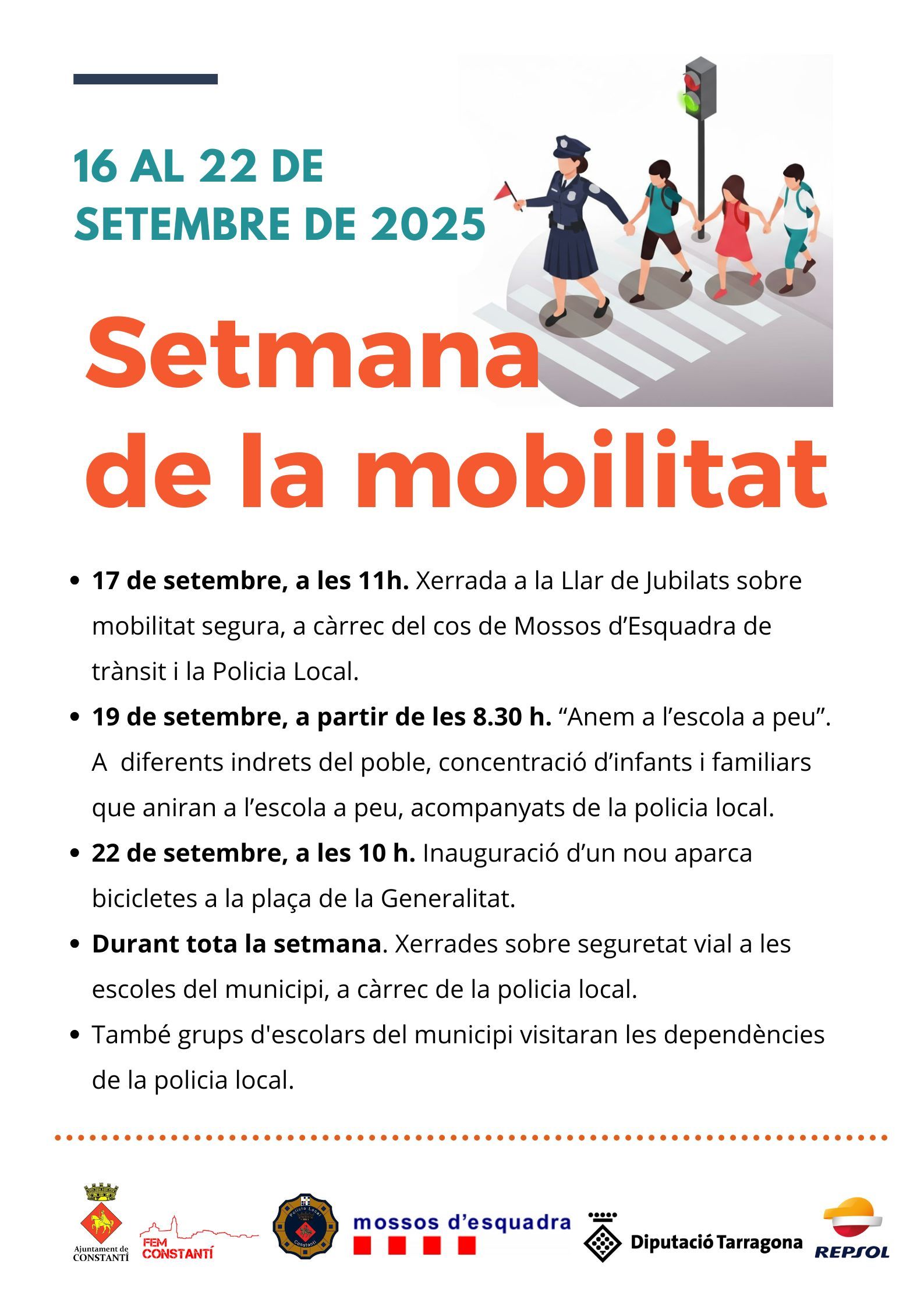 Setmana de la Mobilitat 2025 a Constantí