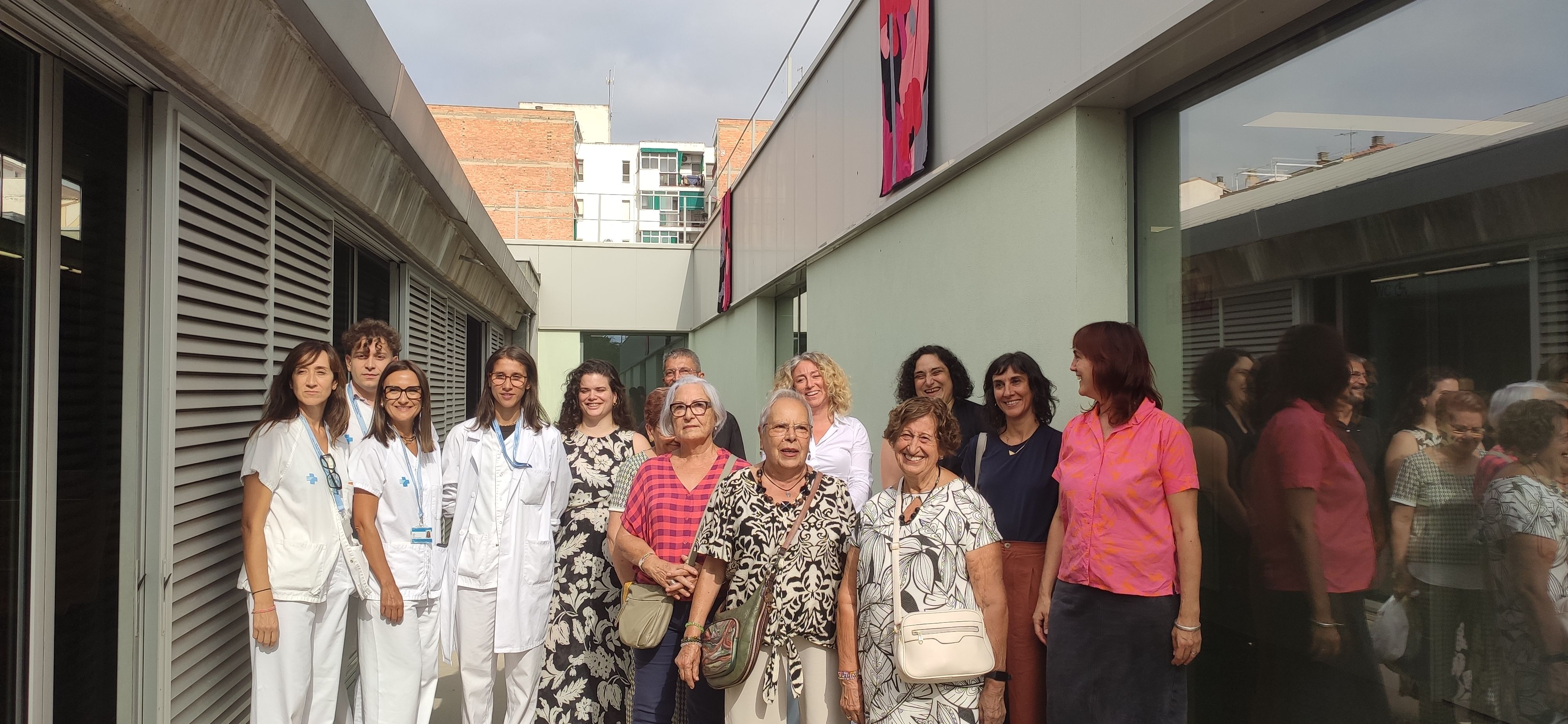 FOTO: D.H. / Presentació del projecte de mediació artística “Als marges” al CAP Bordeta-Mangraners