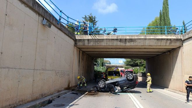 cotxe accident sant cugat