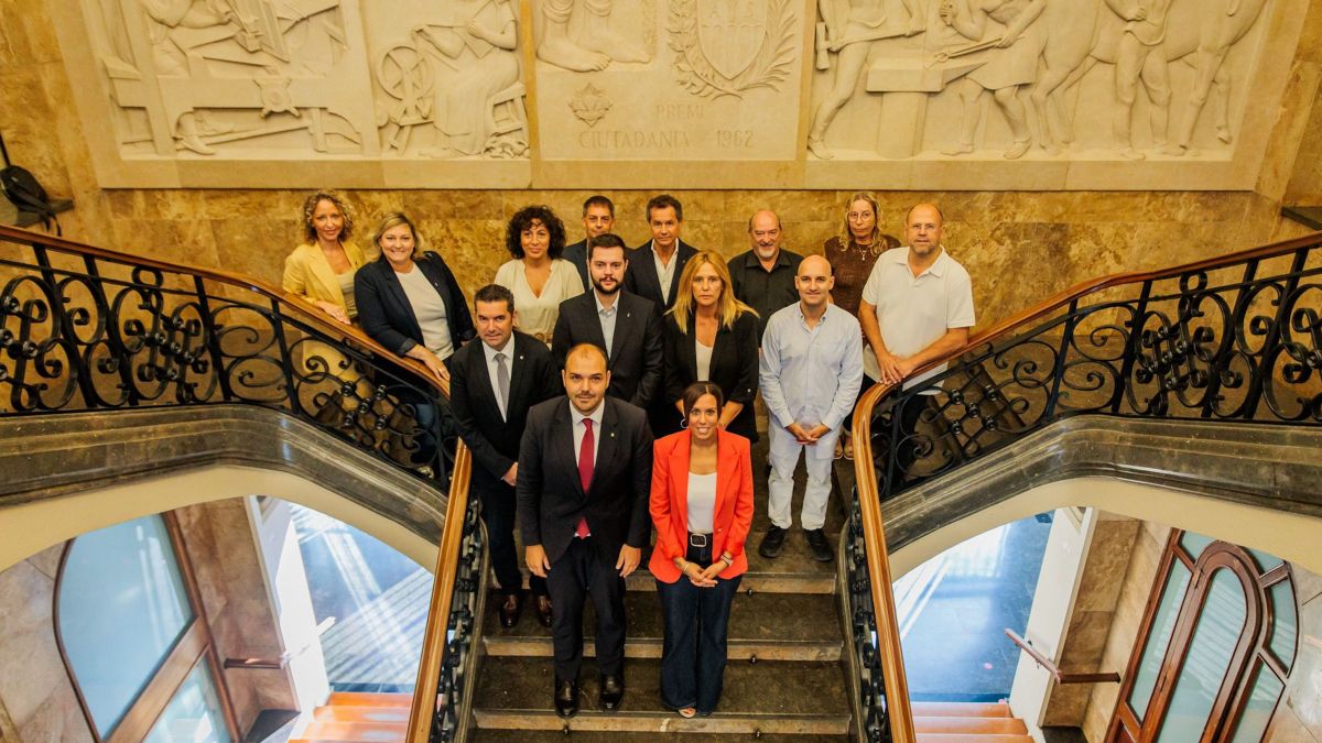 Reunió entre el conseller de la Presidència, Albert Dalmau, i l'alcaldessa de Sabadell, Marta Farrés, aquest divendres Reunió entre el conseller de la Presidència, Albert Dalmau, i l'alcaldessa de Sabadell, Marta Farrés, aquest divendres