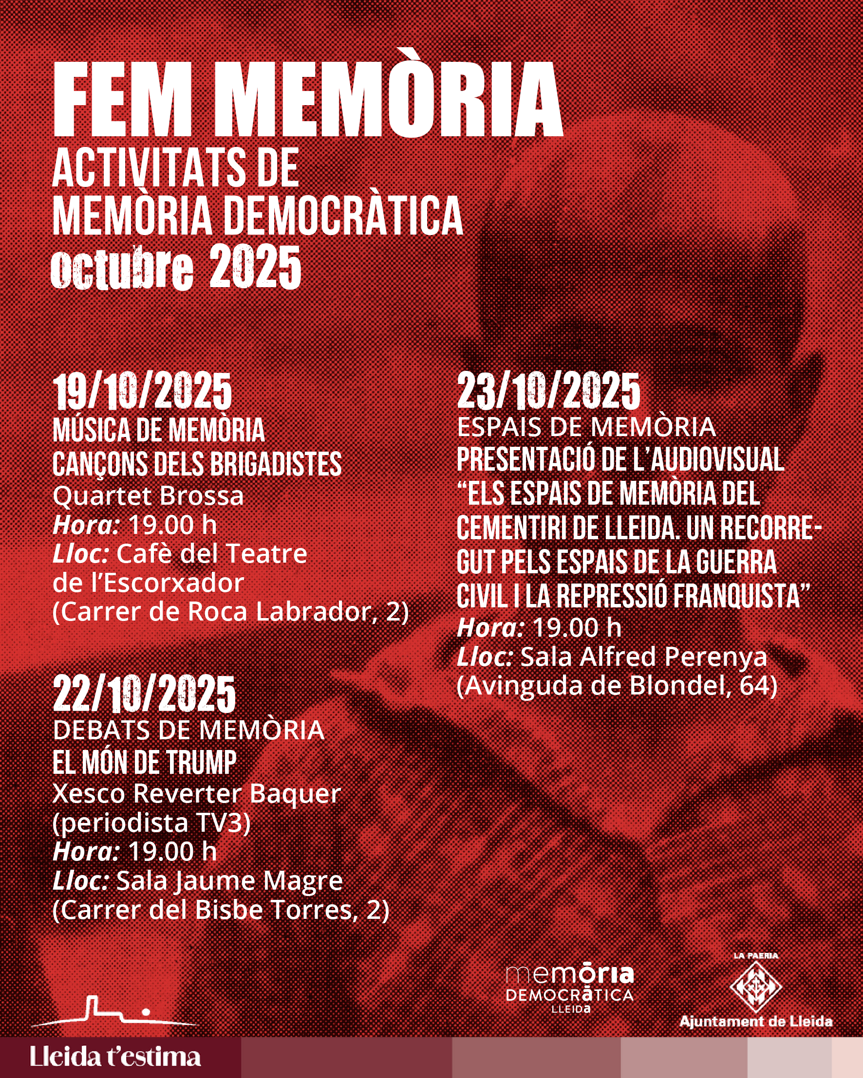 activitats Memòria Democràtica Lleida