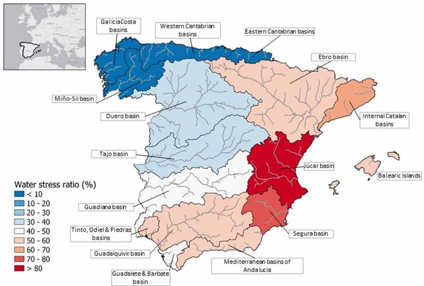 estrés hídric de les conques mediterrànies segons un estudi de la UdL