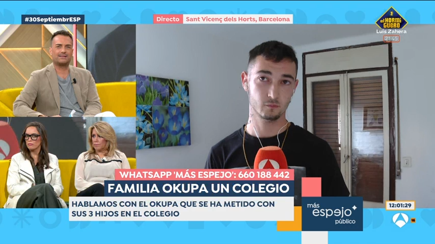 L'ocupa de Sant Vicenç dels Horts a Espejo Público