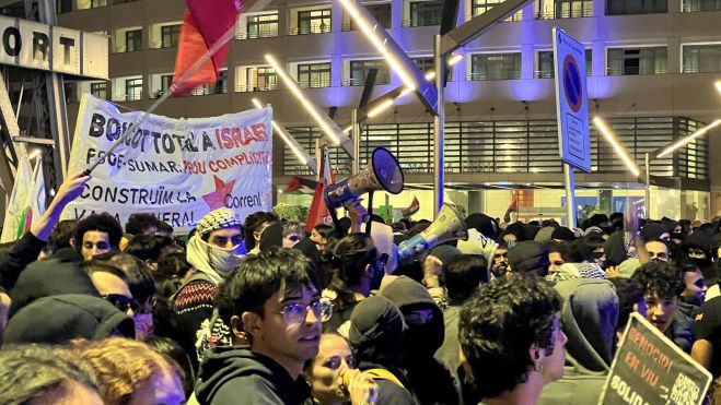 Manifestació girona flotilla