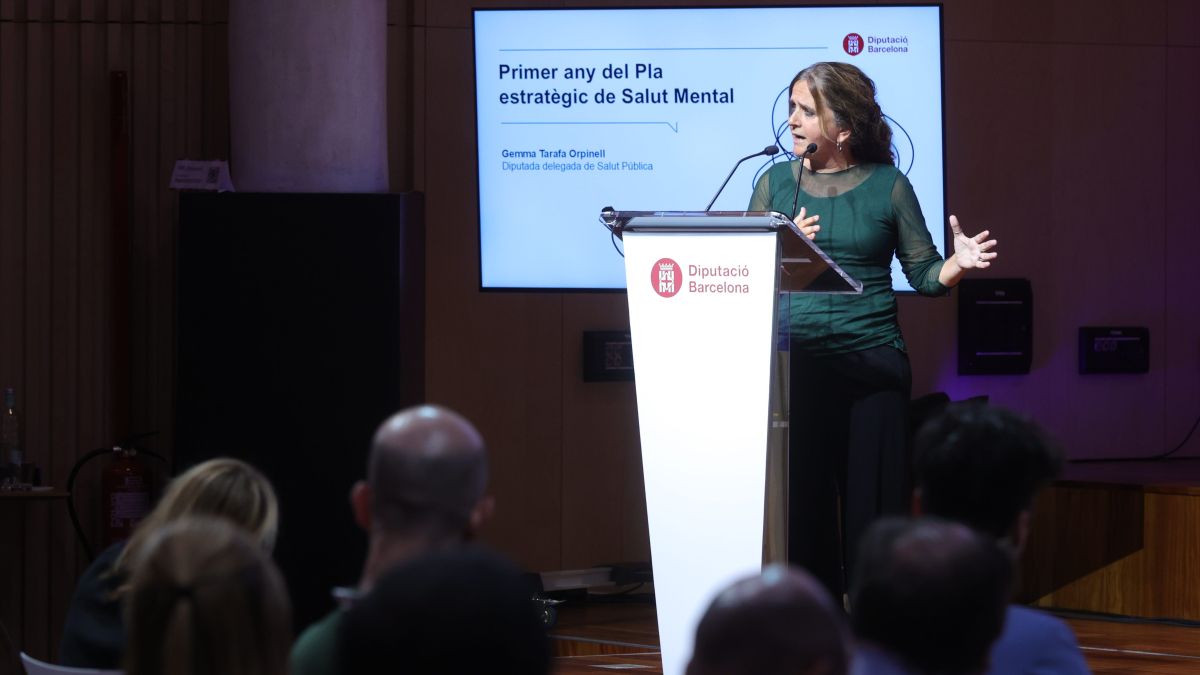 La diputada de Salut Pública, Gemma Tarafa, ha fet balanç del primer any del pla estratègic Foto Òscar FerrerDiputació de Barcelona La diputada de Salut Pública, Gemma Tarafa, ha fet balanç del primer any del pla estratègic Foto Òscar FerrerDiputació de Barcelona