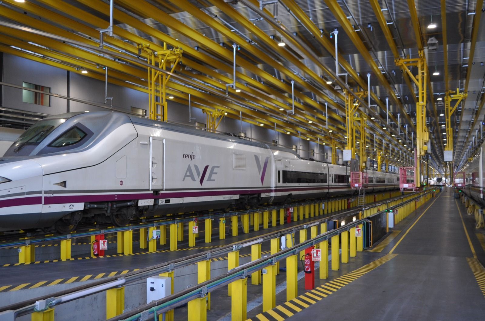 El nuevo taller de trenes de alta velocidad de Fuencarral II, Madrid El nuevo taller de trenes de alta velocidad de Fuencarral II, Madrid