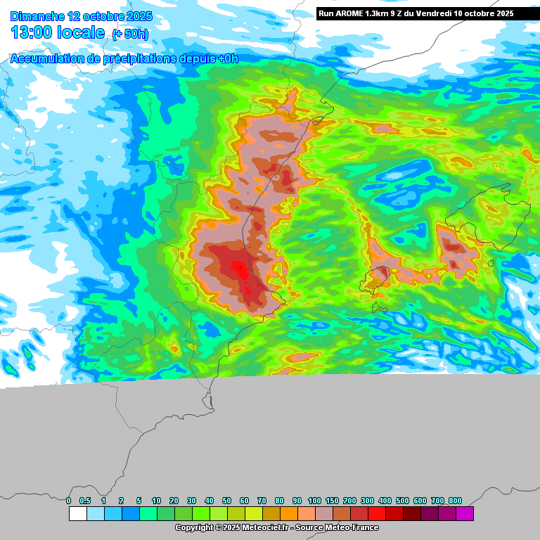 Acumulacions de pluja previstes al País Valencià Acumulacions de pluja previstes al País Valencià