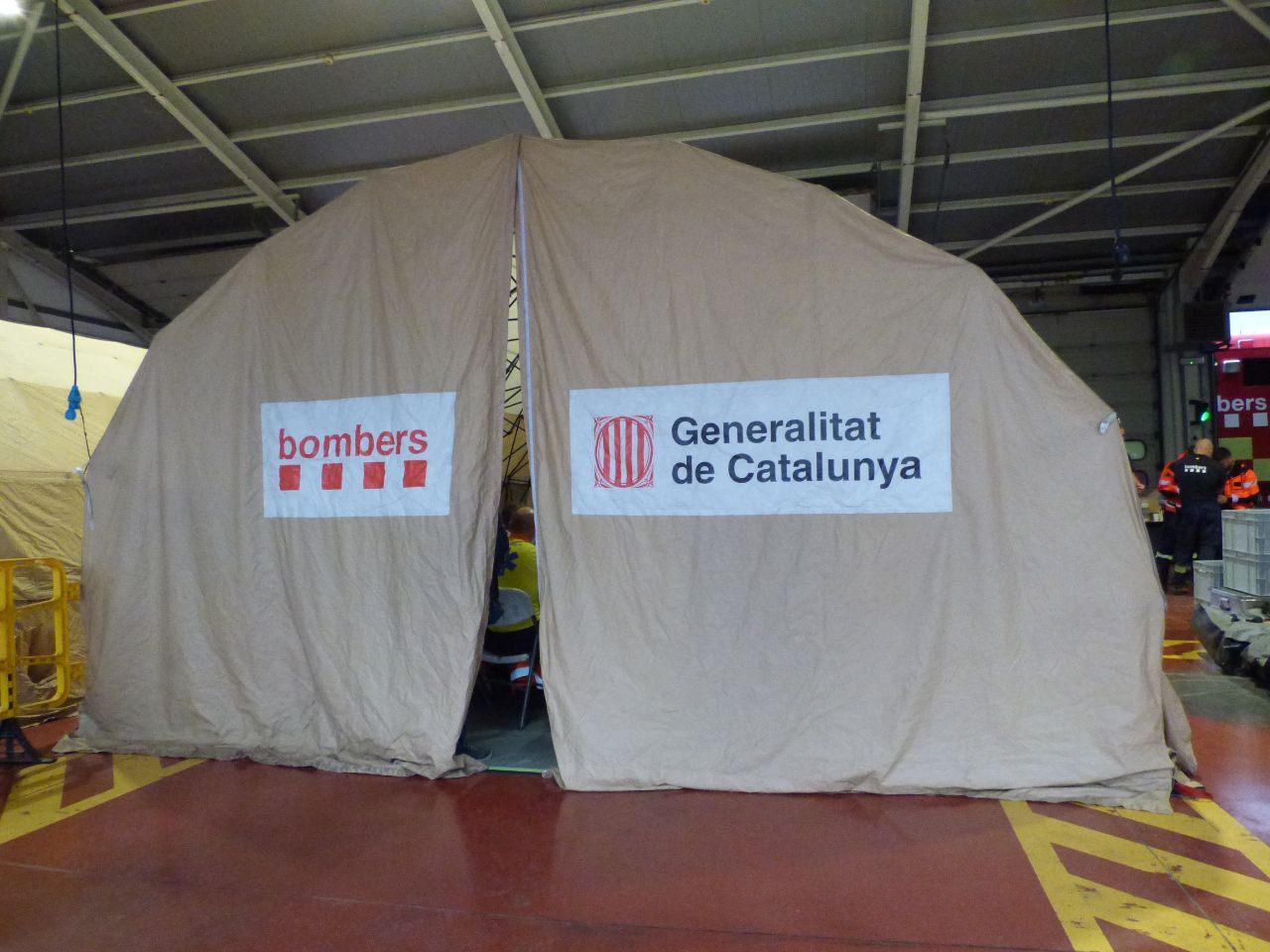 Centre de comandament del CECAT a les Terres de l'Ebre