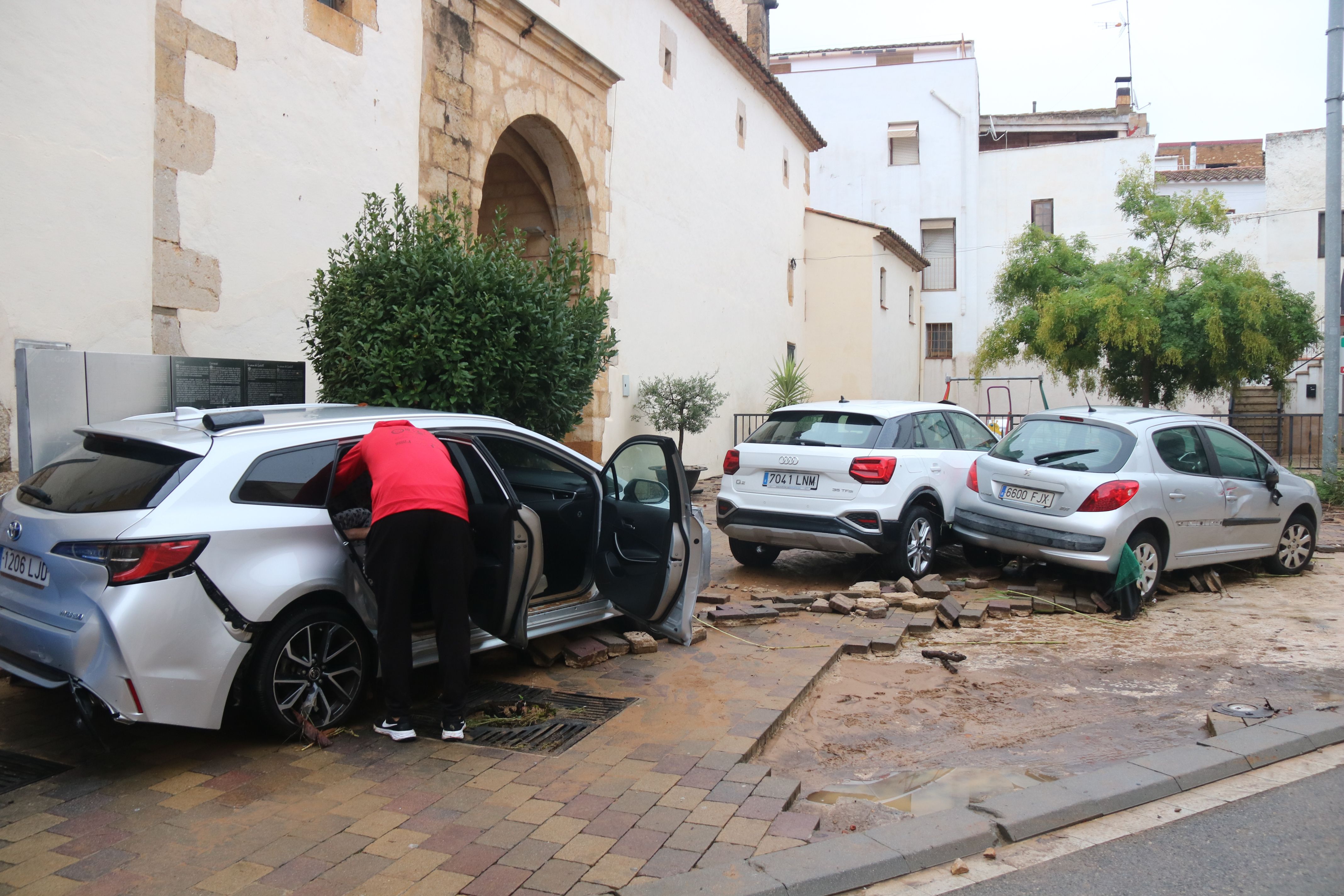 Destrosses per les pluges i les inundacions a Godall
