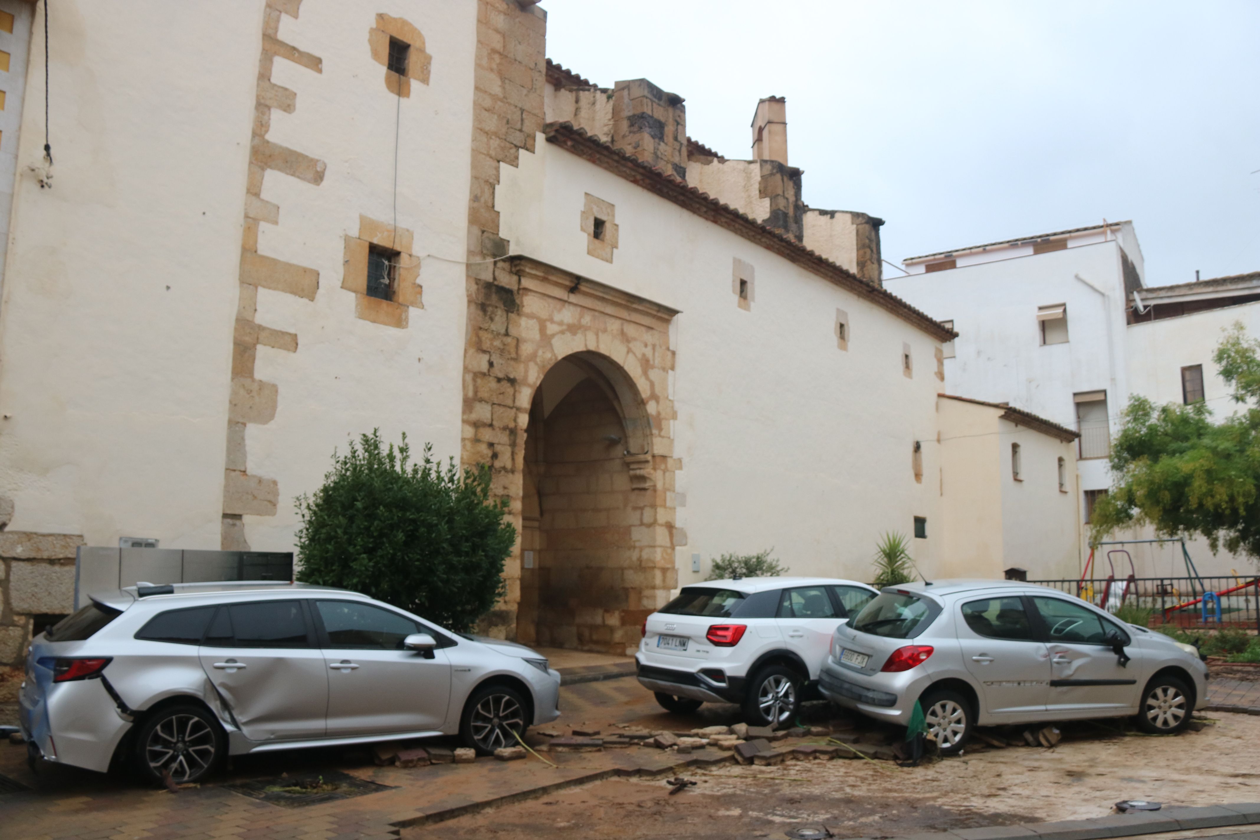 Destrosses per les pluges i les inundacions a Godall