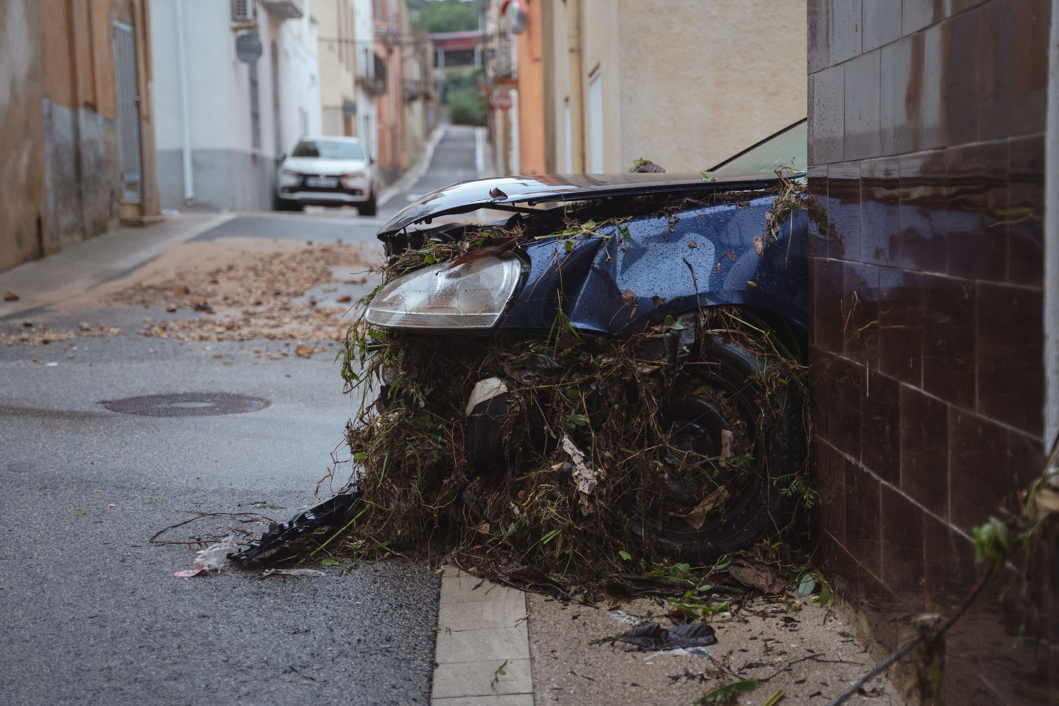 Destrosses per les pluges i les inundacions a Godall