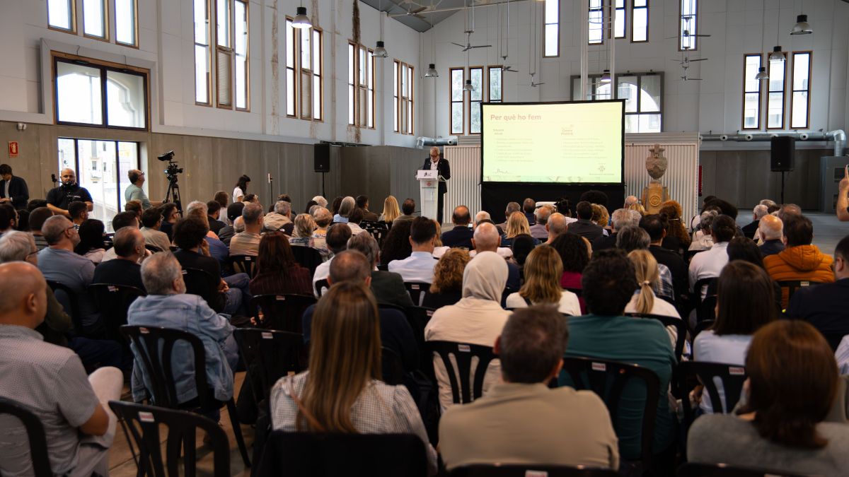 La presentació del Pla Integral del Centre Històric s'ha fet avui al Mercat del Pla (1) La presentació del Pla Integral del Centre Històric s'ha fet avui al Mercat del Pla (1)