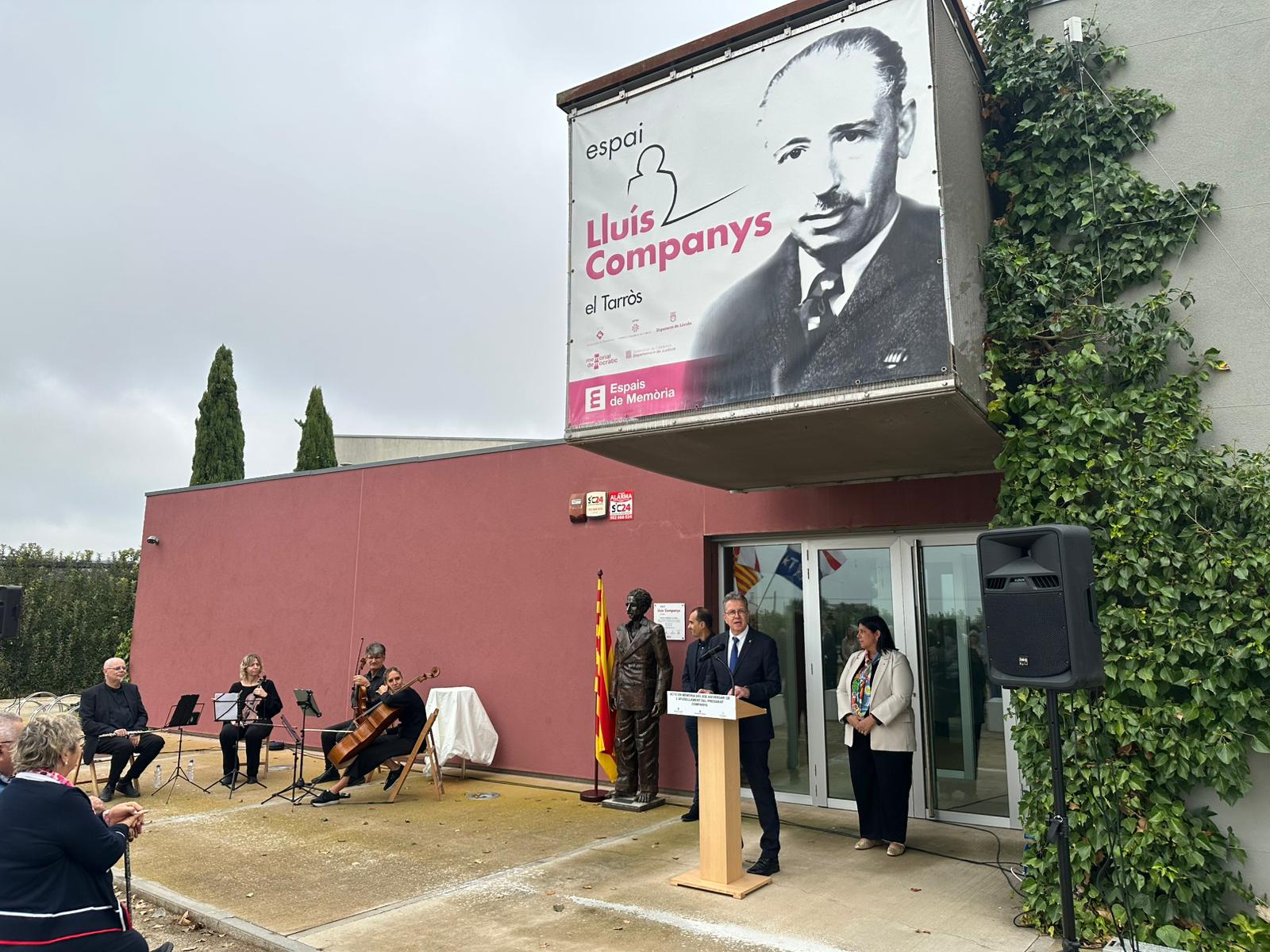 Joan Talarn reivindica el llegat polític i social de Lluís Companys 85 anys després del seu afusellament 3 Joan Talarn reivindica el llegat polític i social de Lluís Companys 85 anys després del seu afusellament 3