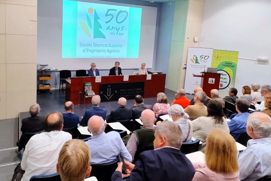 La presentació s'ha fet a la sala d'actes del campusFoto ETSEAFiV UdL La presentació s'ha fet a la sala d'actes del campusFoto ETSEAFiV UdL