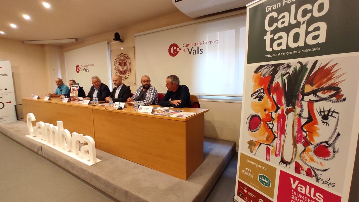 Valls presenta la imagen de la Gran Fiesta de la Calçotada 2026 1