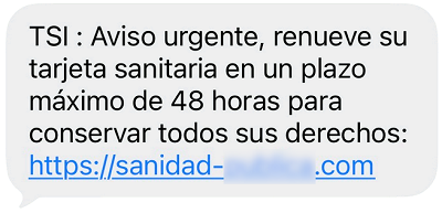 SMS tarjetaSanitaria SMS tarjetaSanitaria
