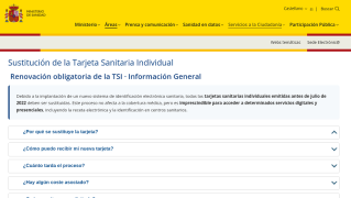 Estafa tarjeta sanitària web