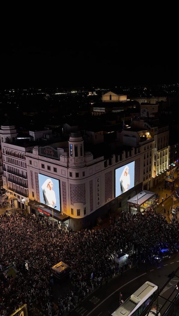 L'anunci del nou disc de Rosalia a Madrid L'anunci del nou disc de Rosalia a Madrid