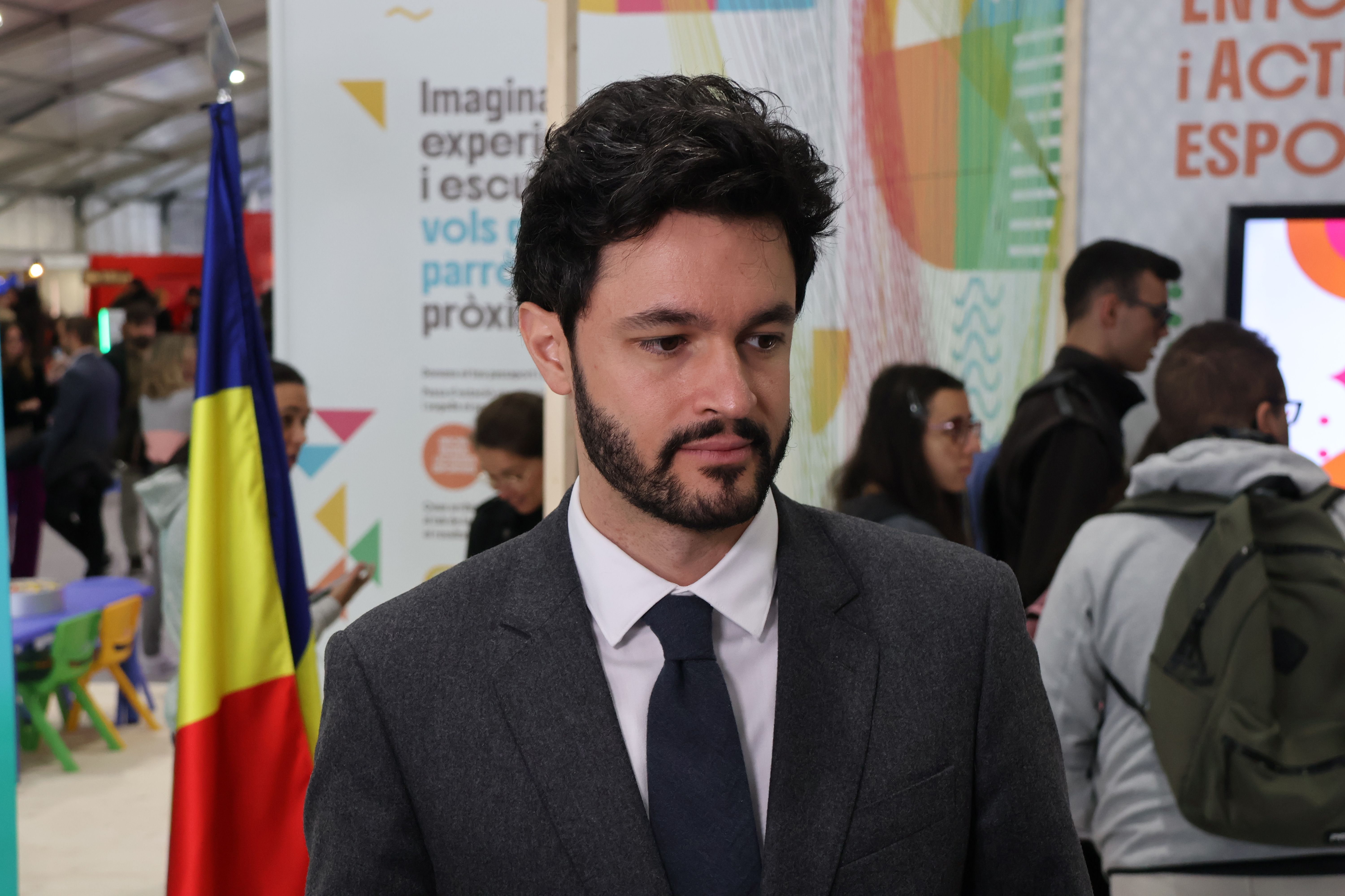 El president del grup de Concòrdia, Cerni Escalé, a la Fira d'Andorra la Vella | FOTO: R.S. (ANA)