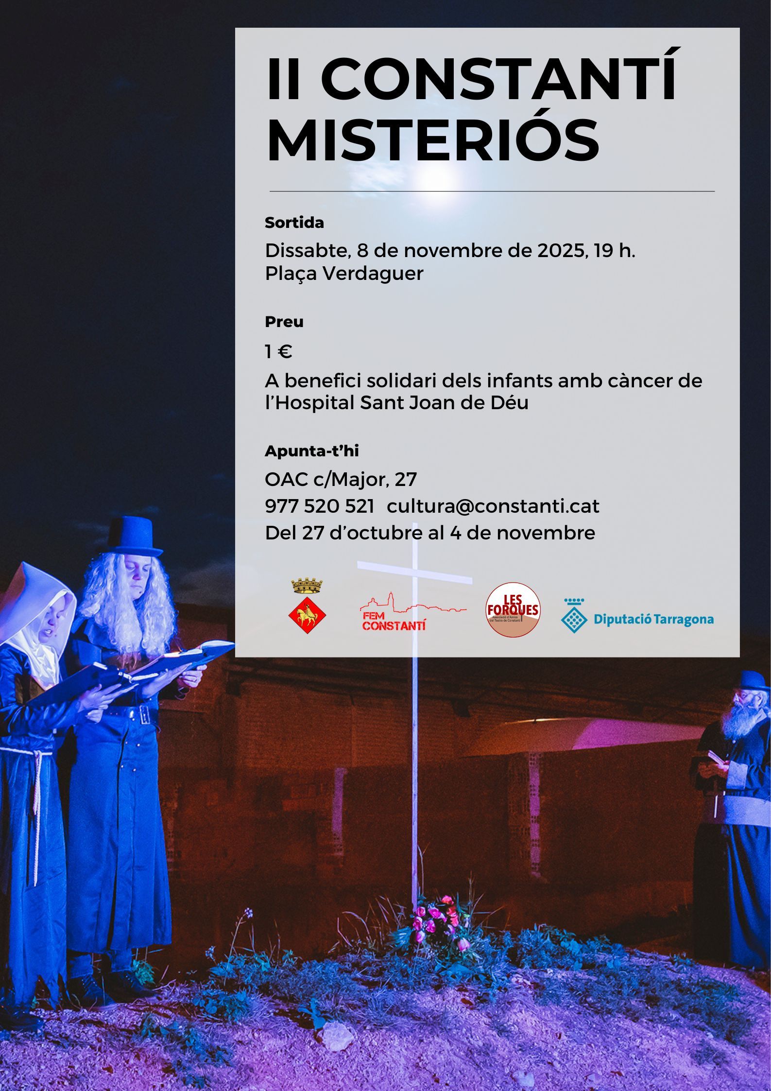 Cartell de la 2a ruta Constantí Misteriós Cartell de la 2a ruta Constantí Misteriós