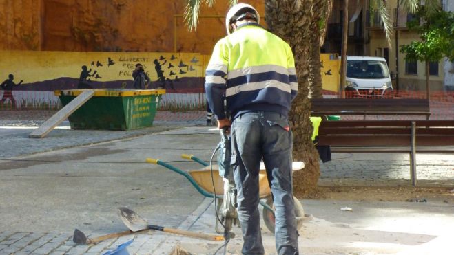 Obres Plaça dels Dolors Tortosa