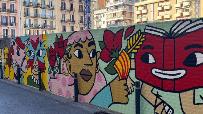 mural barcelona amaia arrazola
