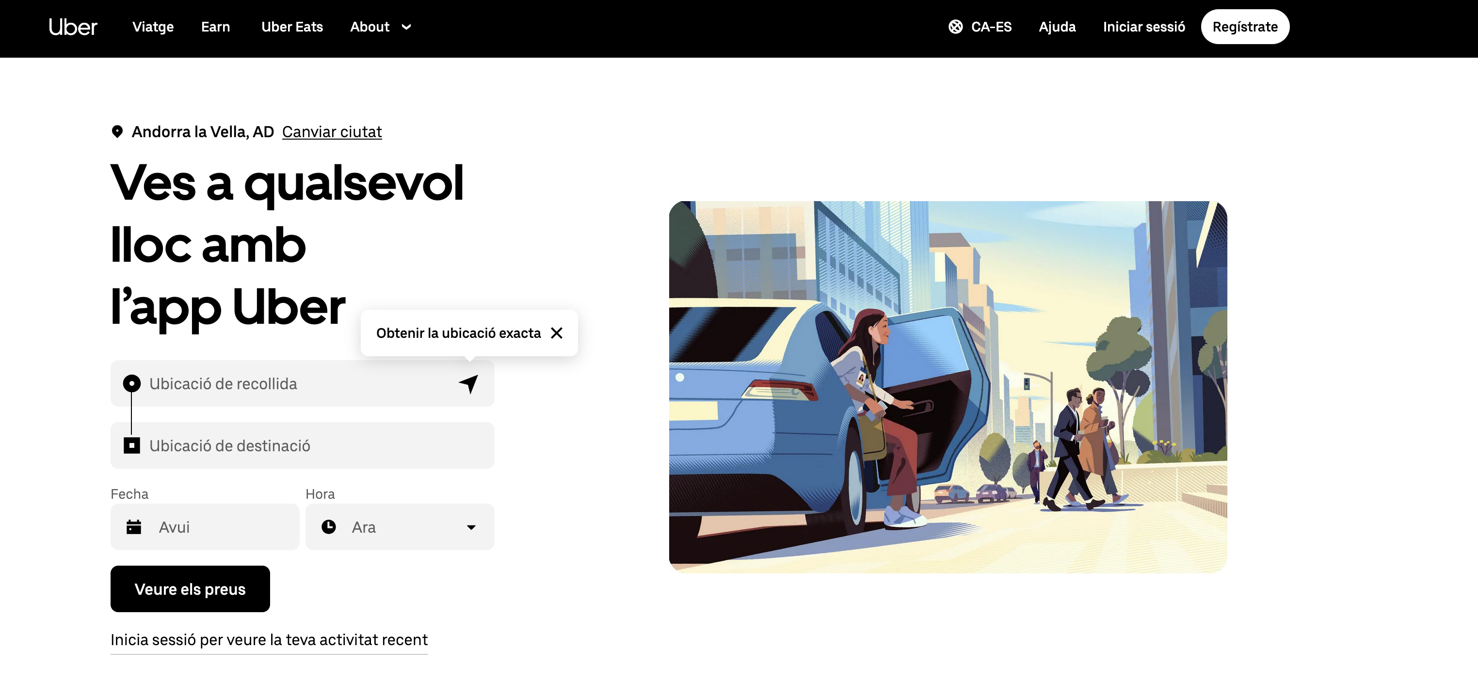 Uber arriba a Andorra