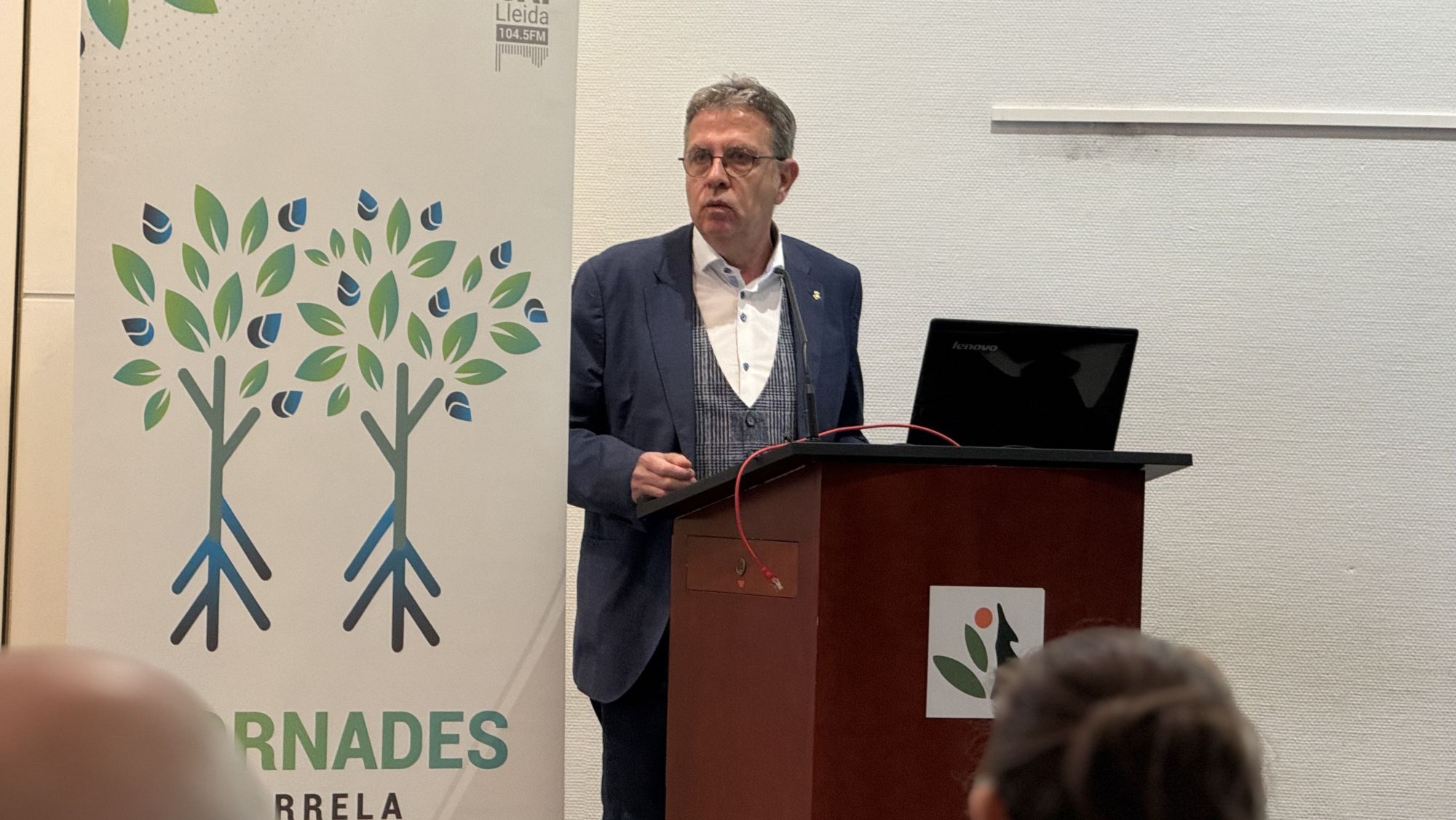 El president de la Diputació de Lleida, Joan Talarn, a la Jornada Arrela