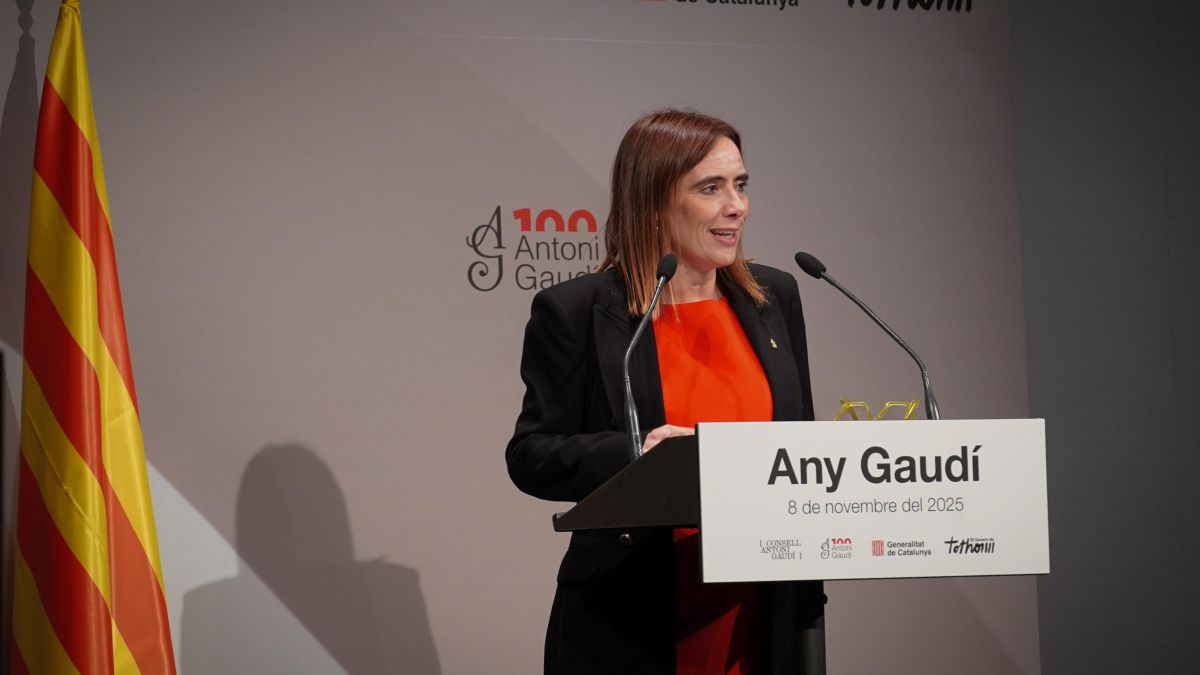 Inauguració Any Gaudí Sandra Guaita