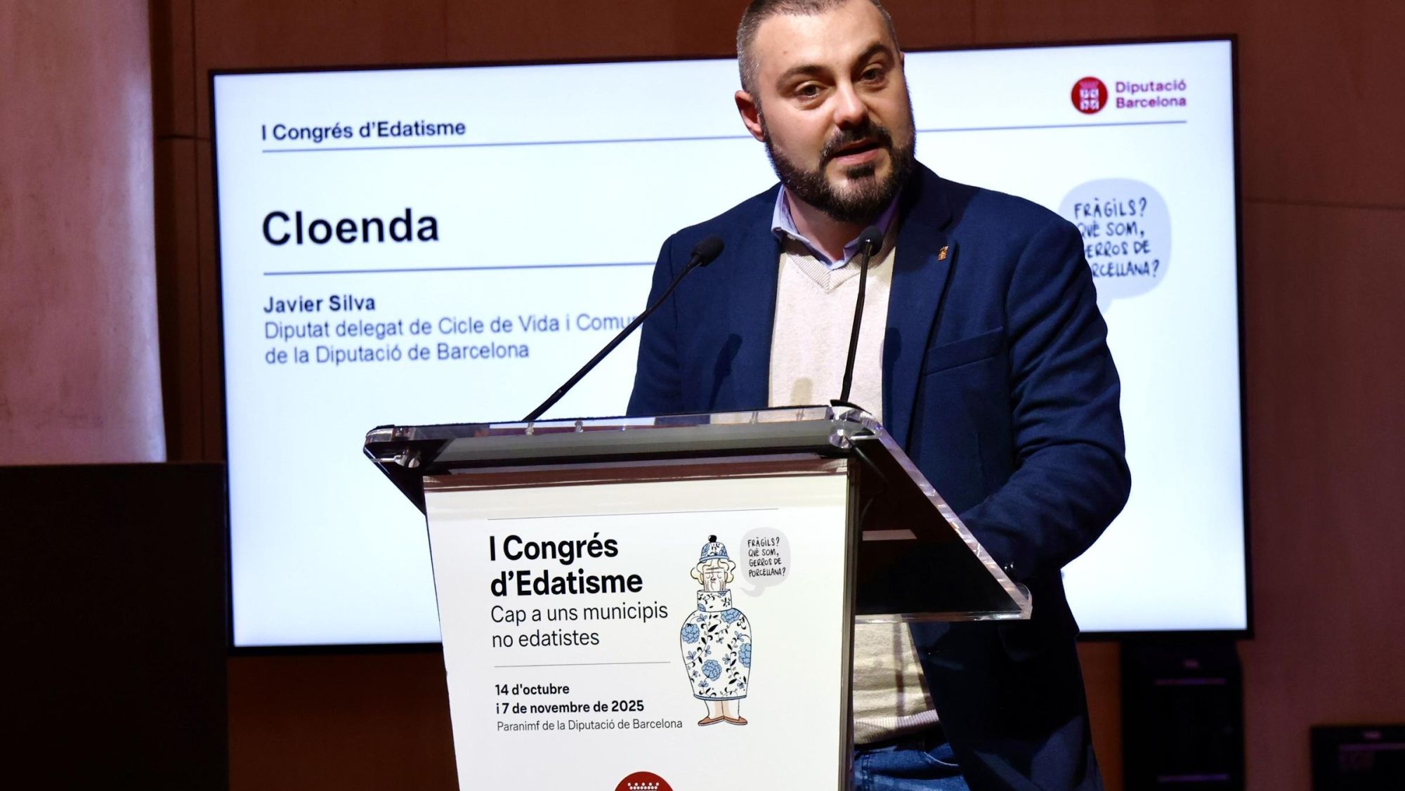 Javier Silva, diputat delegat de Cicle de Vida i Comunitat de la Diputació de Barcelona