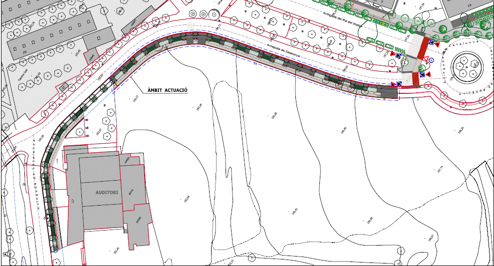 mapa obres av catalunya vilafranca