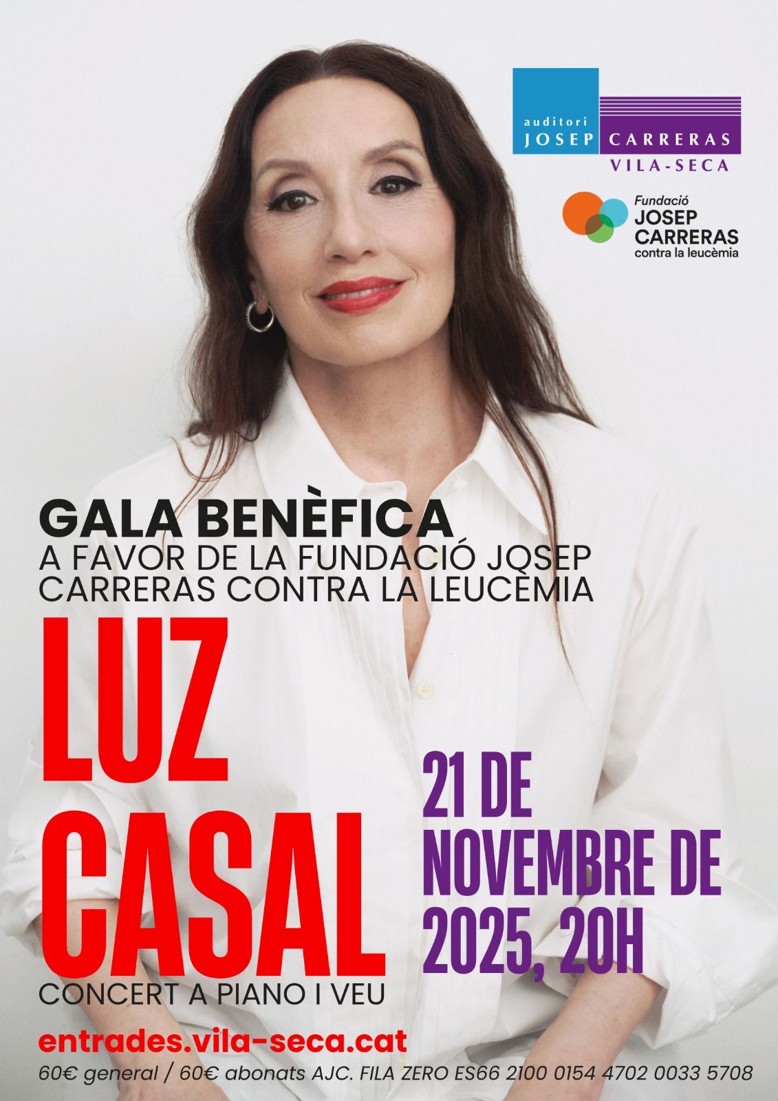 Cartell gala Luz Casal Vila seca